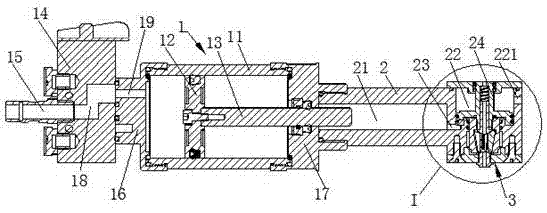 Ultrashort-head pneumatic hand riveter