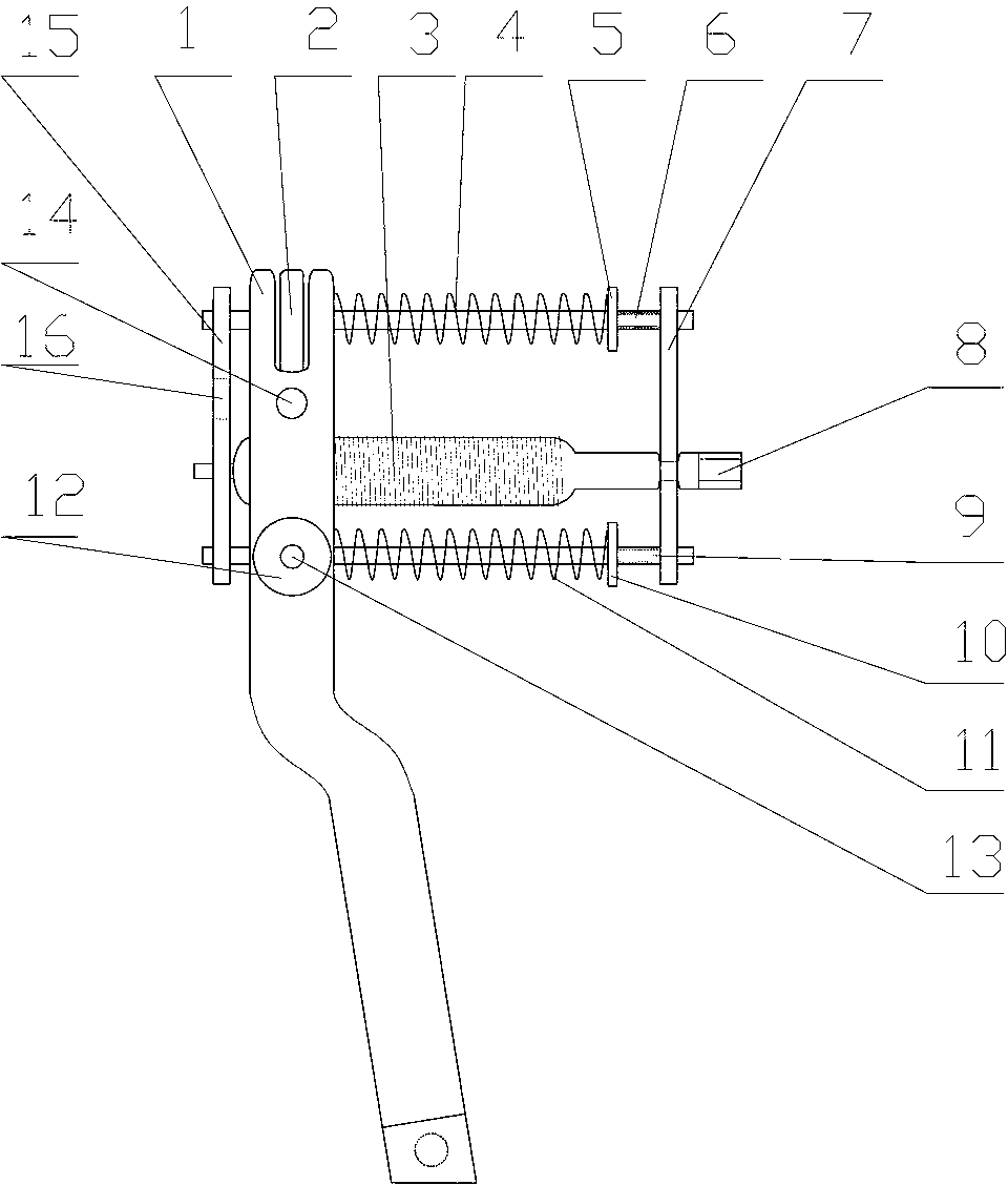 Electric rivet pulling device