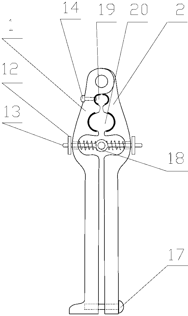 Electric rivet pulling device