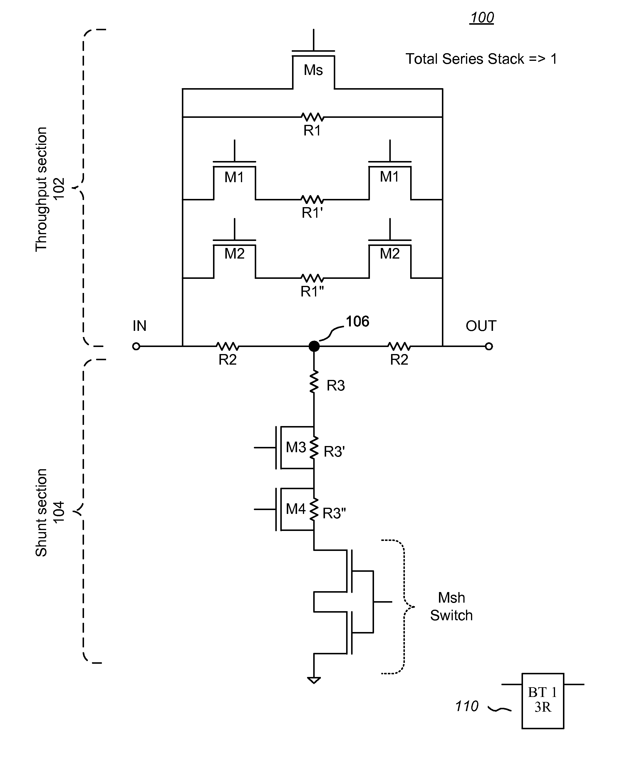 Multi-state attenuator