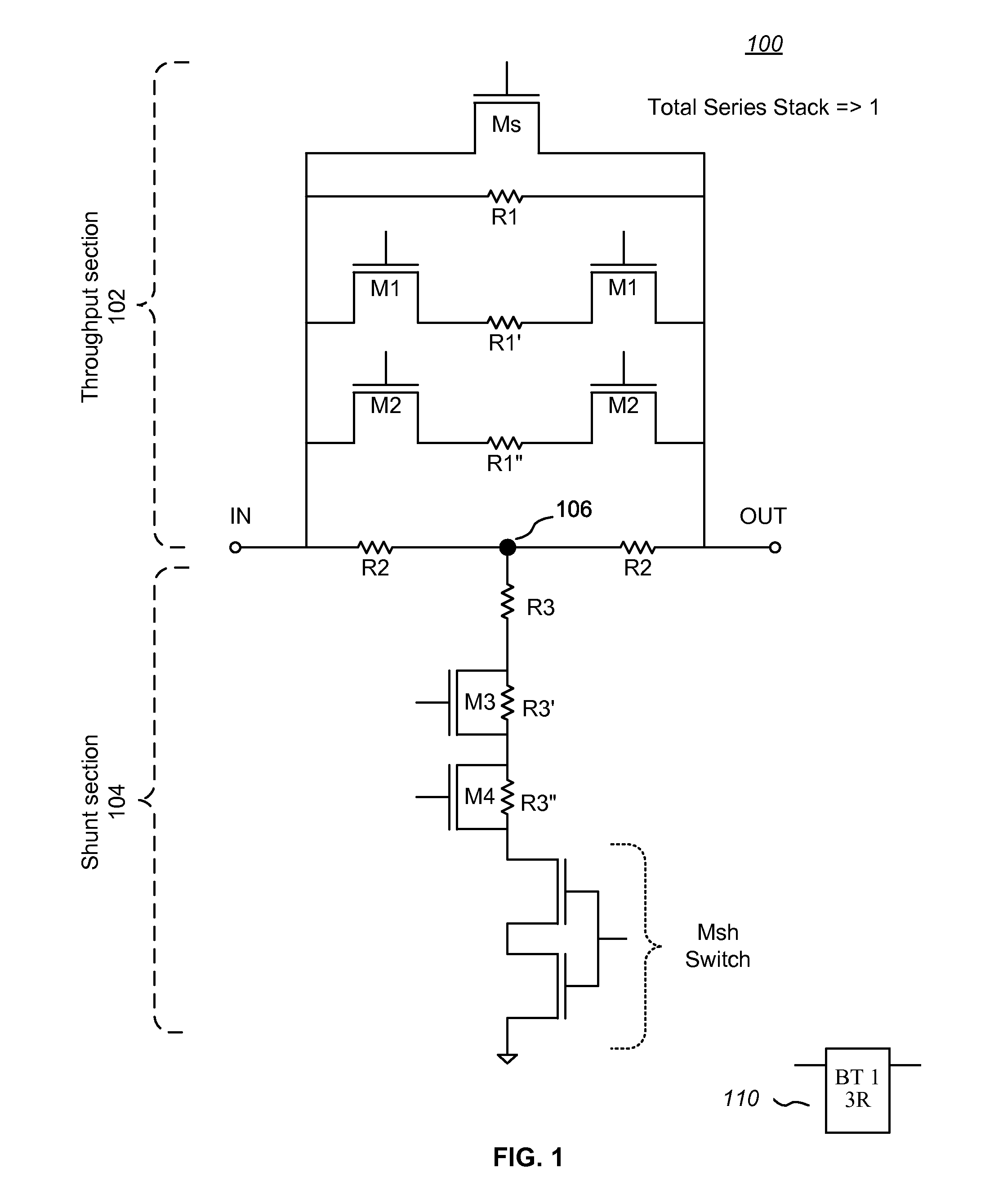 Multi-state attenuator