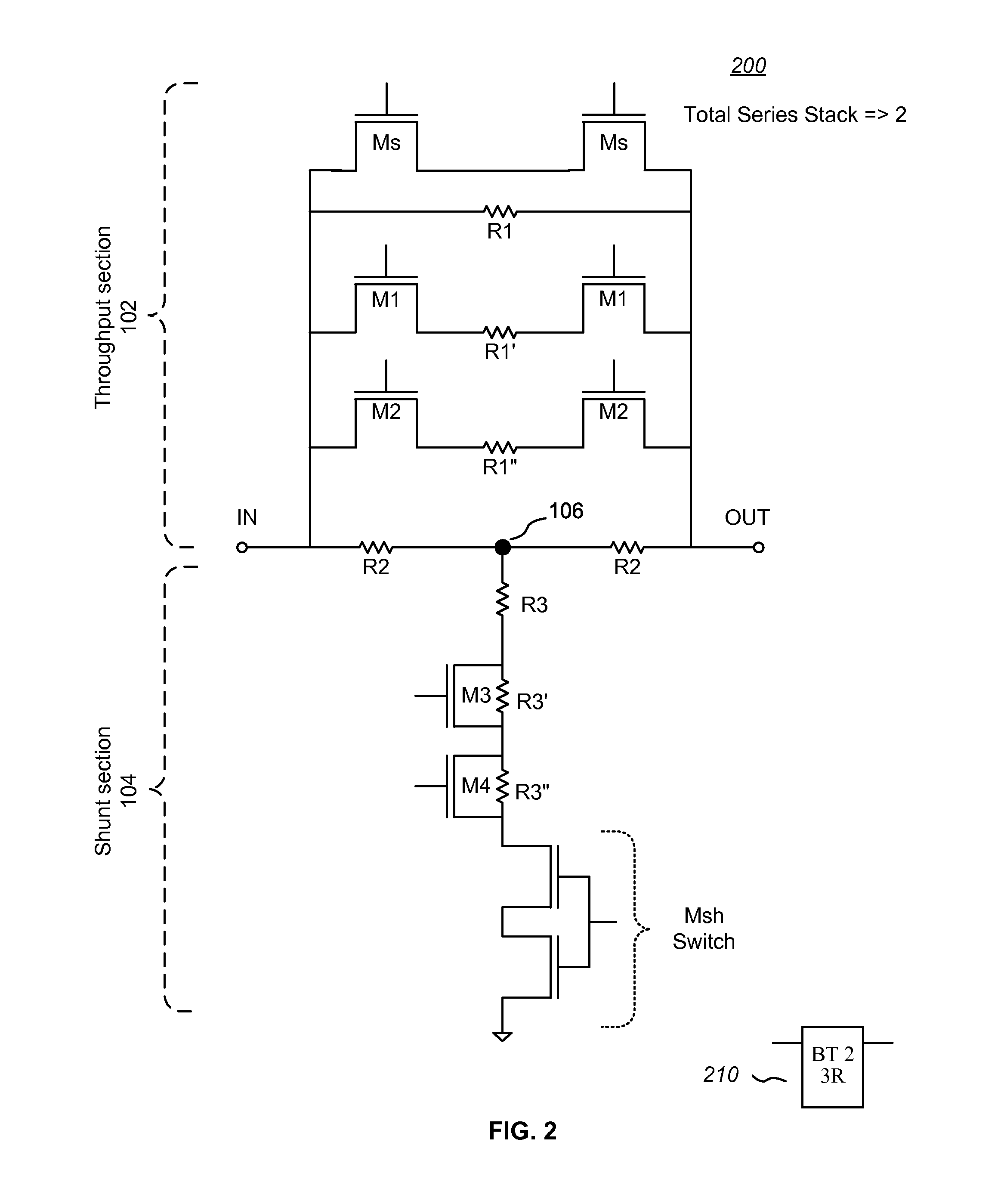 Multi-state attenuator