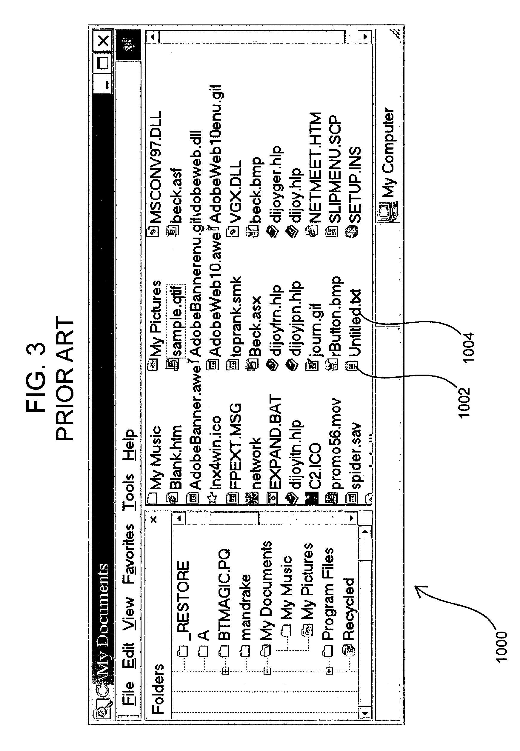 Method and system for graphical file management