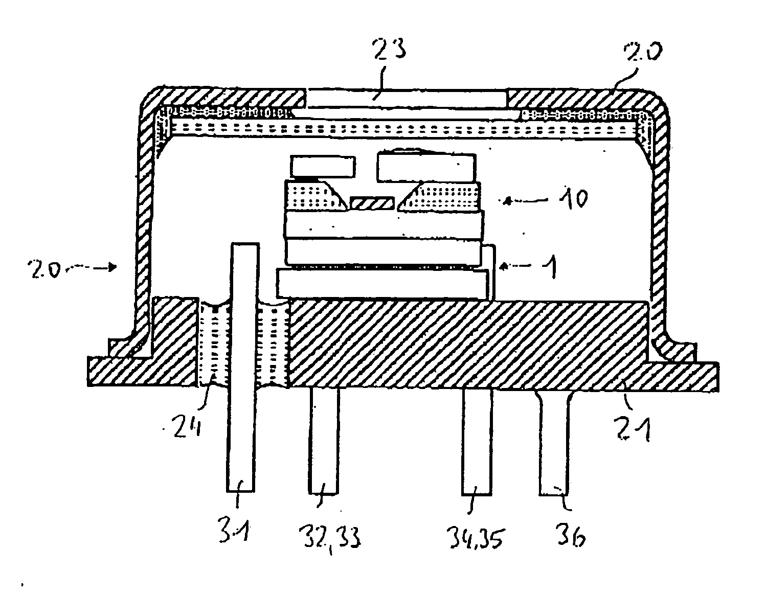 Optoelectronic arrangement having a laser component, and a method for controlling the emitted wavelength of a laser component