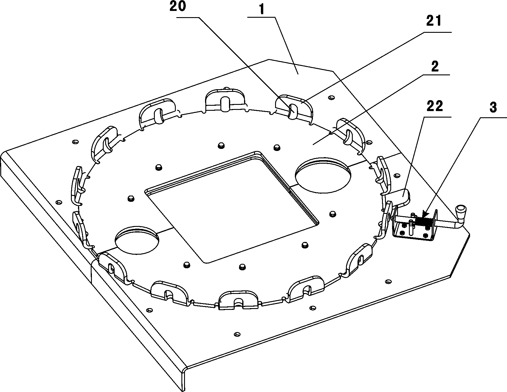 Lamp and rotation device thereof