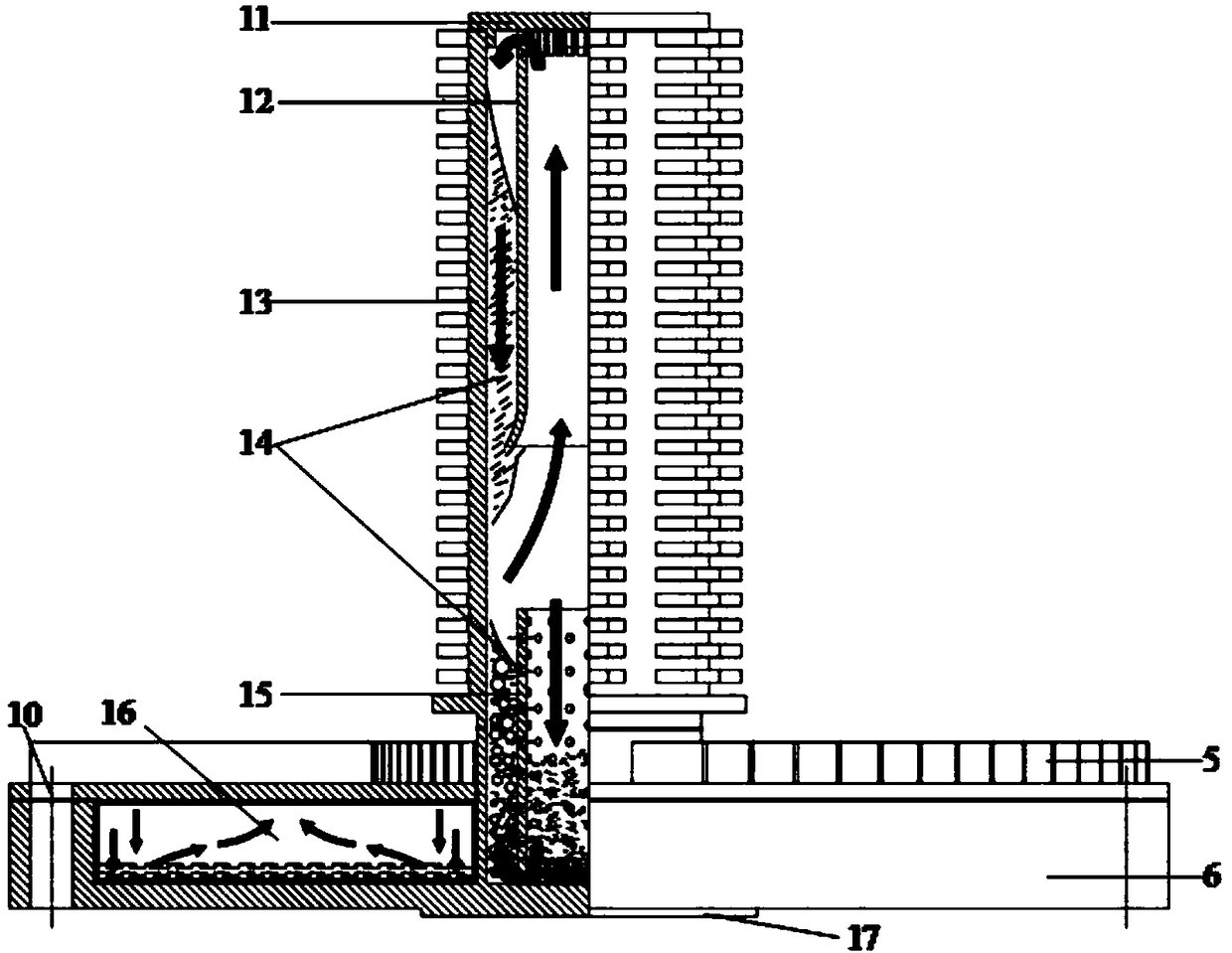 A multi-heat pipe composite high-power electronic chip radiator