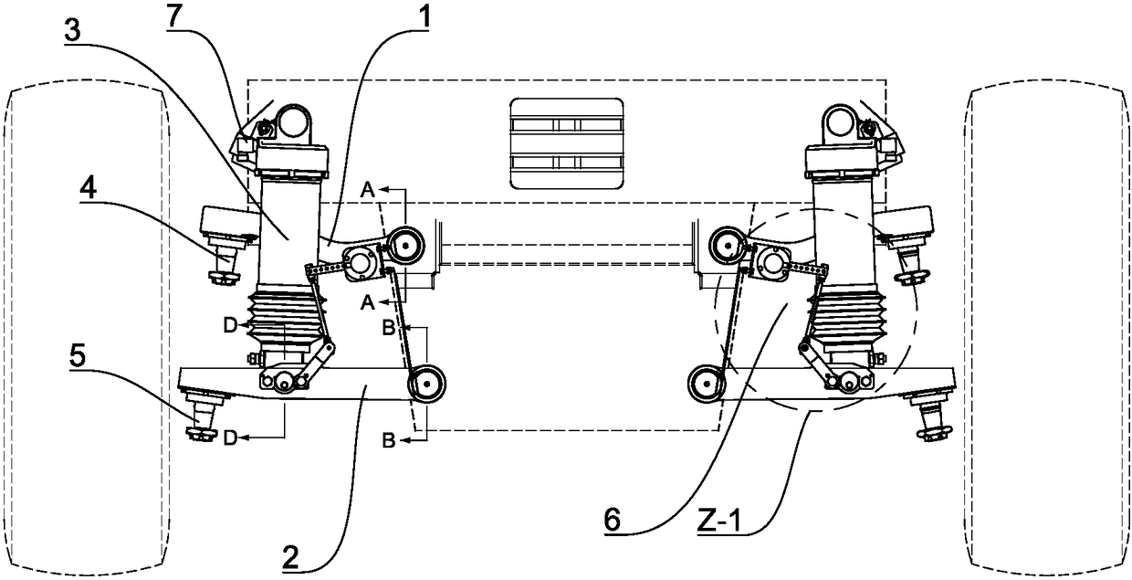 An Independent Suspension System for Super Heavy Duty Chassis