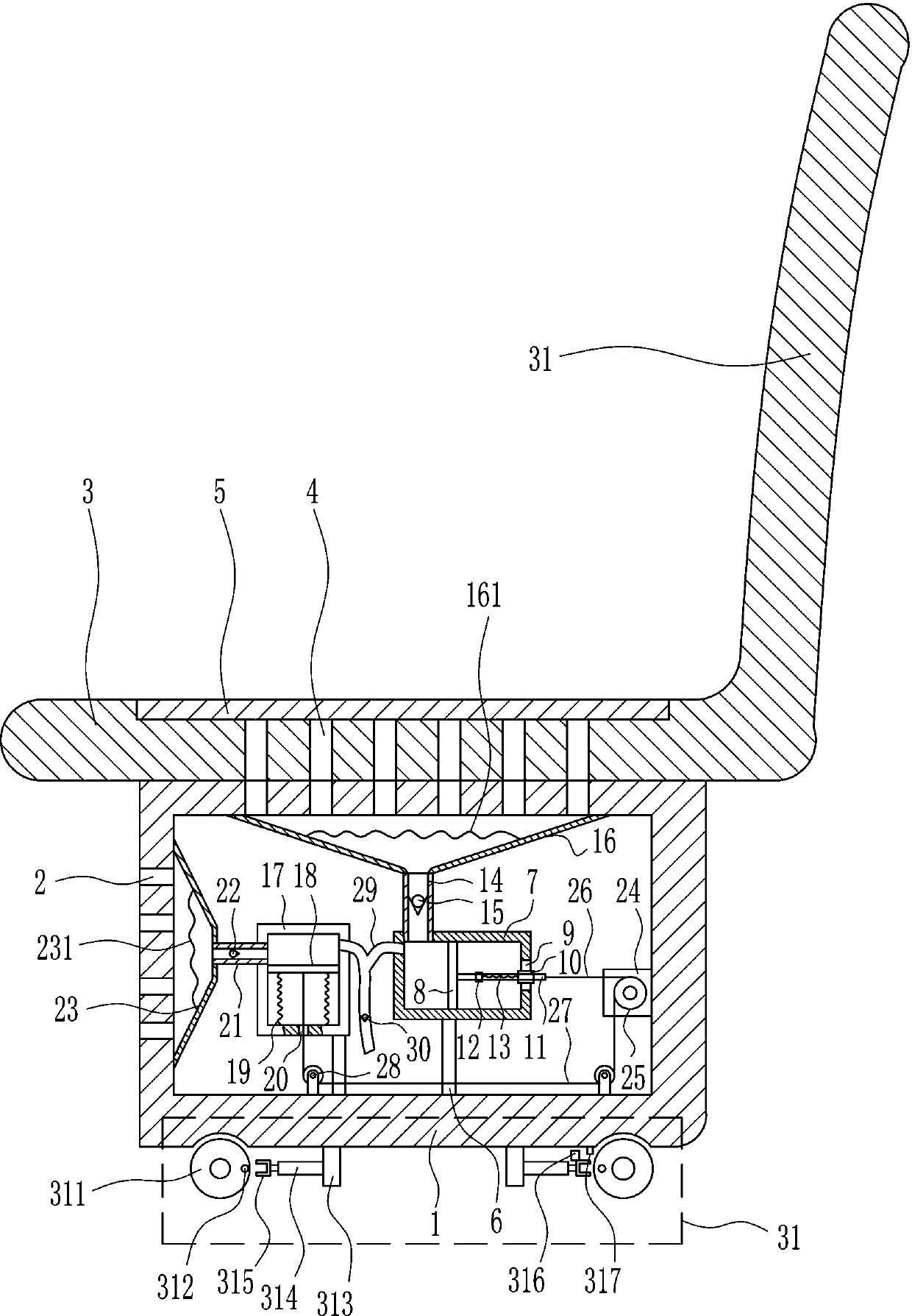 Medical heatable seat