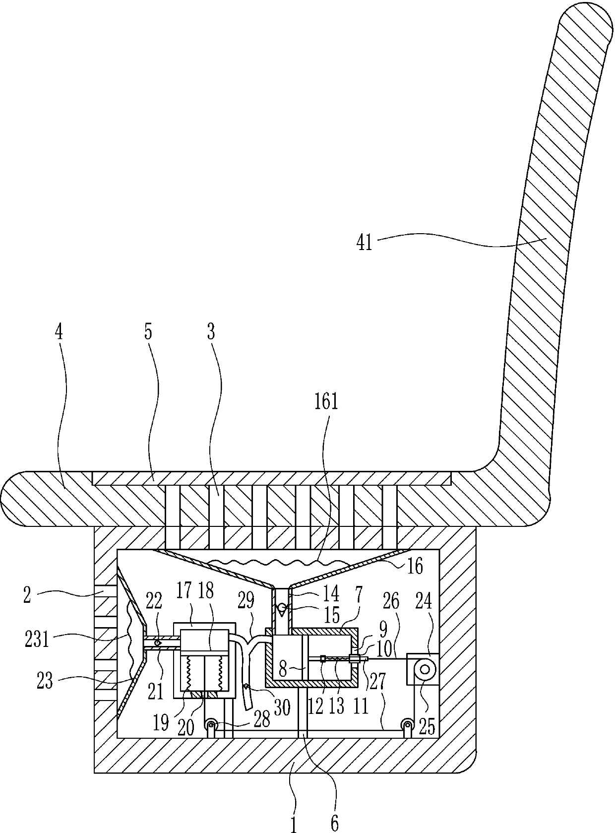 Medical heatable seat