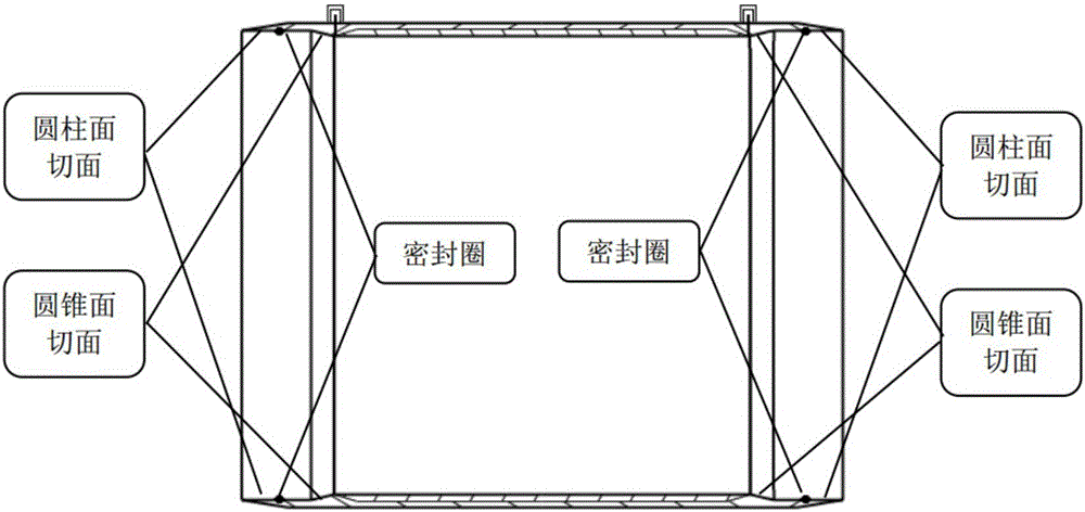 Connection structure of large-diameter enhanced pipes