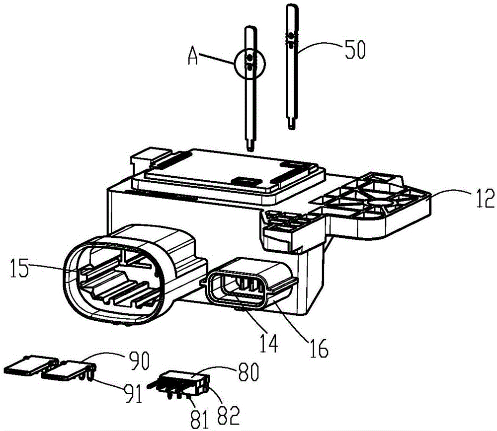 Integrated ceramic resistor relay box