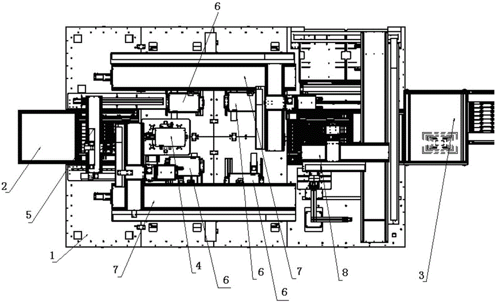 Automatic detecting device of touch screen