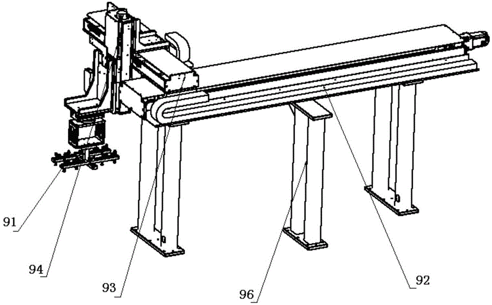 Automatic detecting device of touch screen