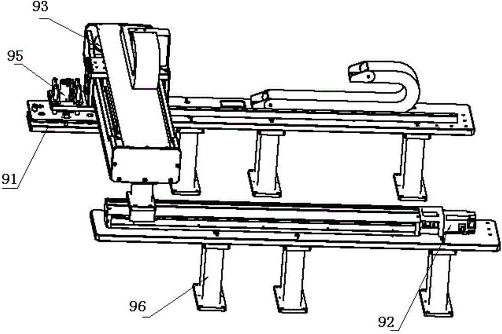 Automatic detecting device of touch screen