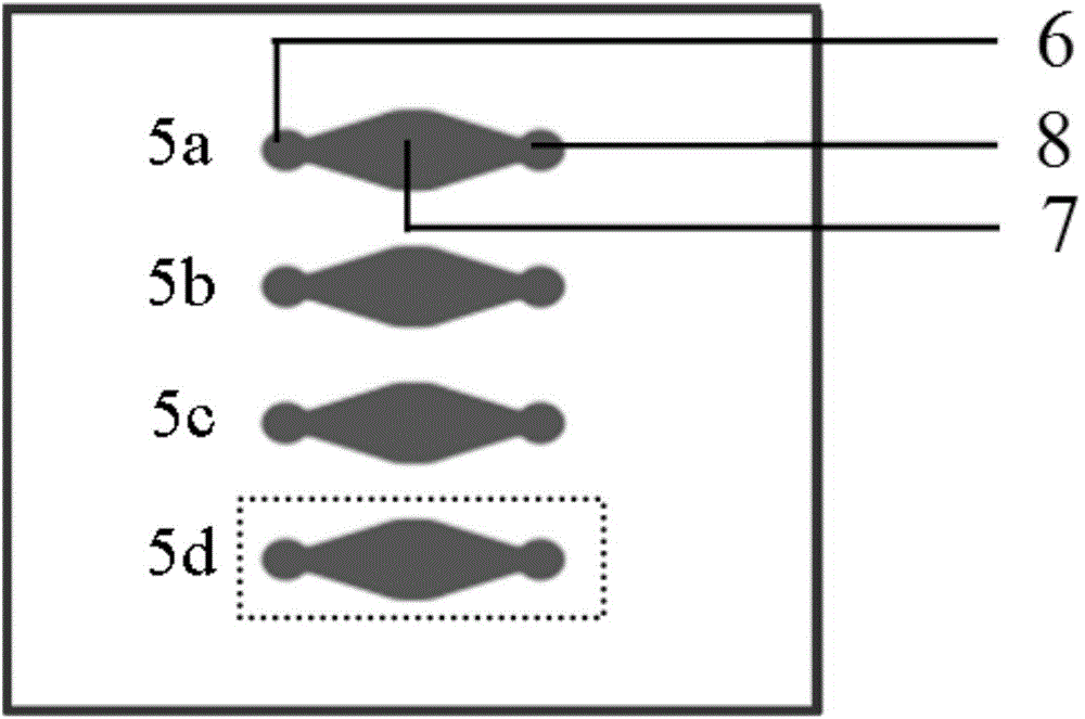 Micro-fluidic chip and cell chemotaxis movement research method