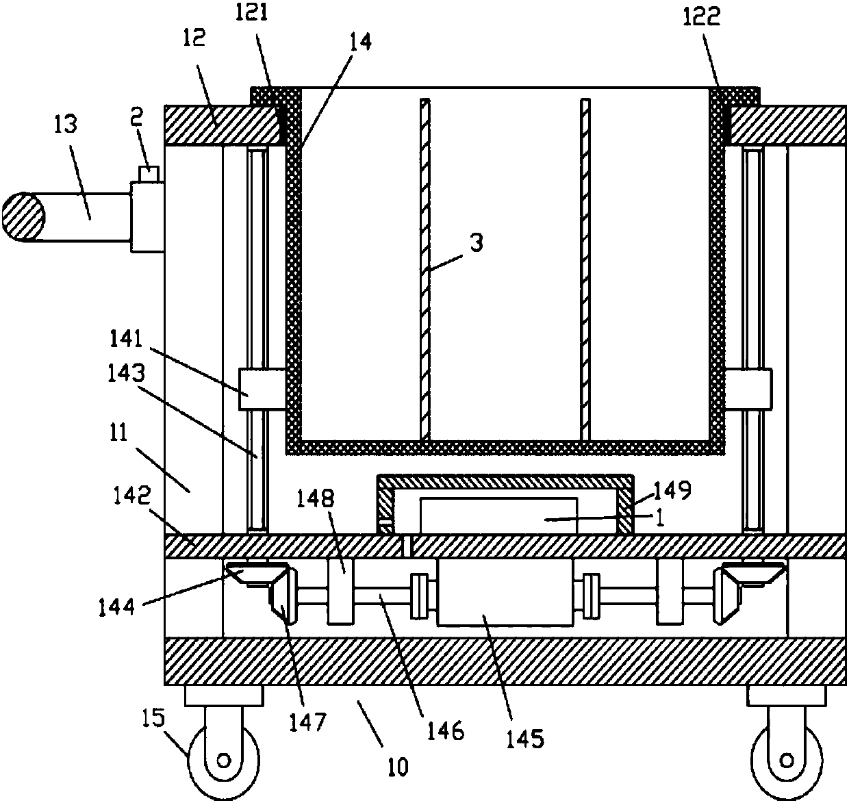 Hospital ward tool replacing cart device