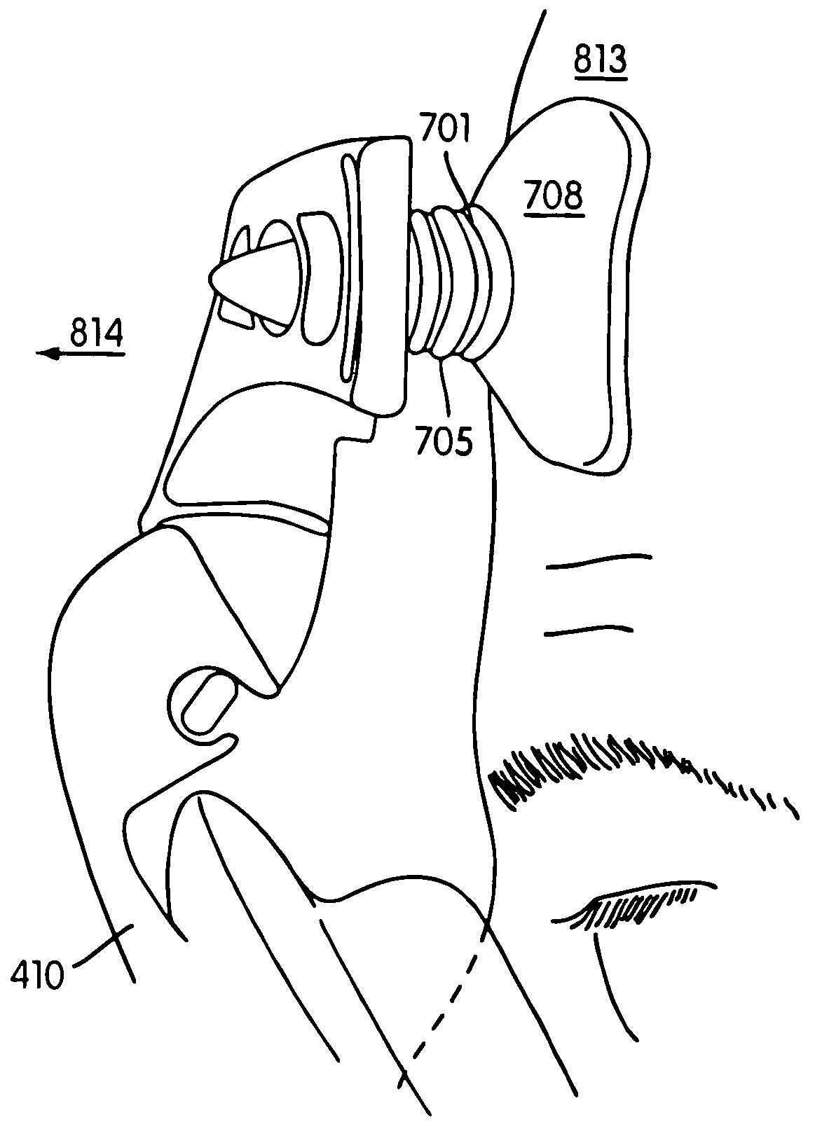 Forehead pad for respiratory mask