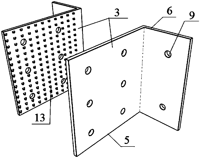 Inner ring ribbing large-span wood structure assembly type joint