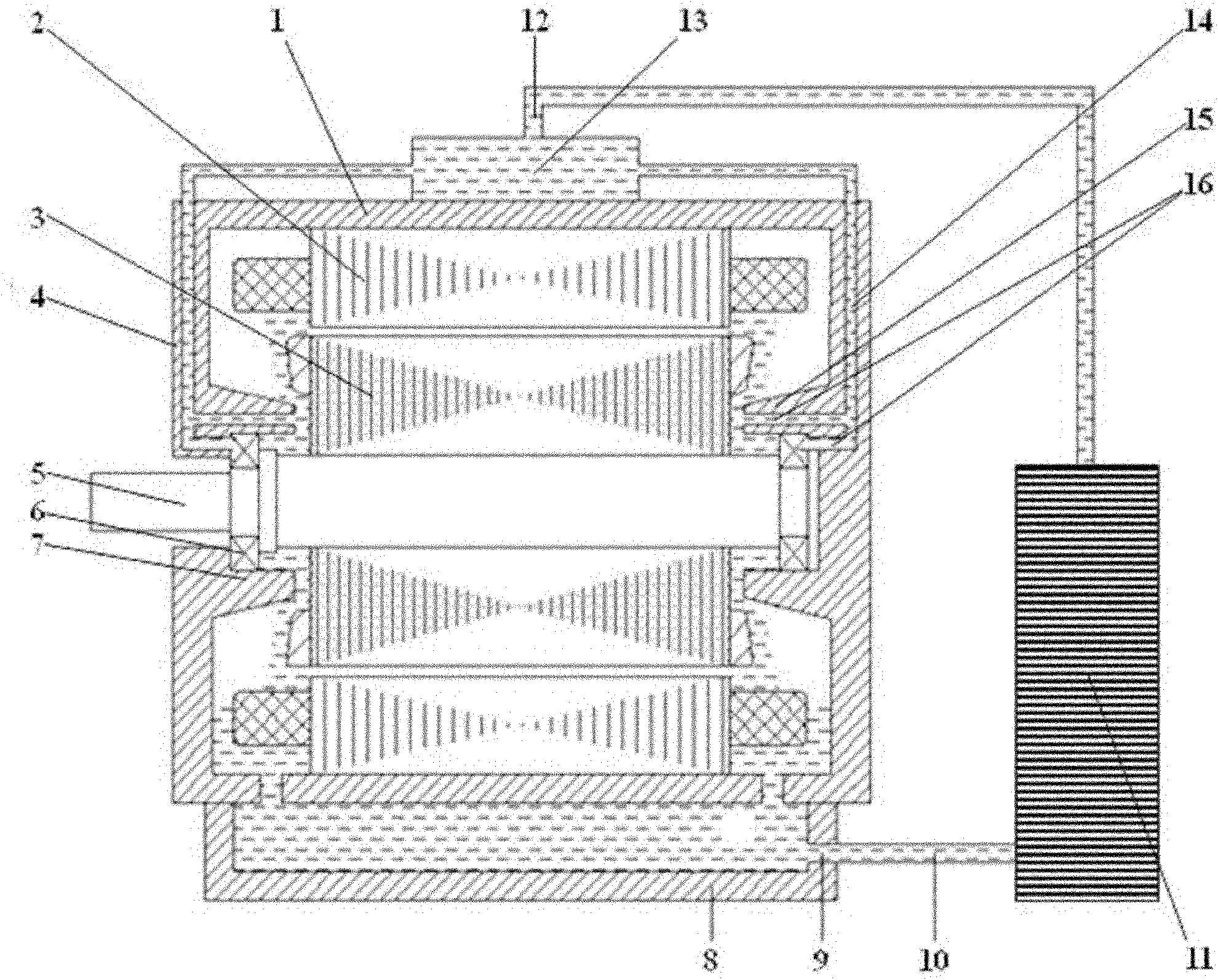 System and method for cooling motor with liquid