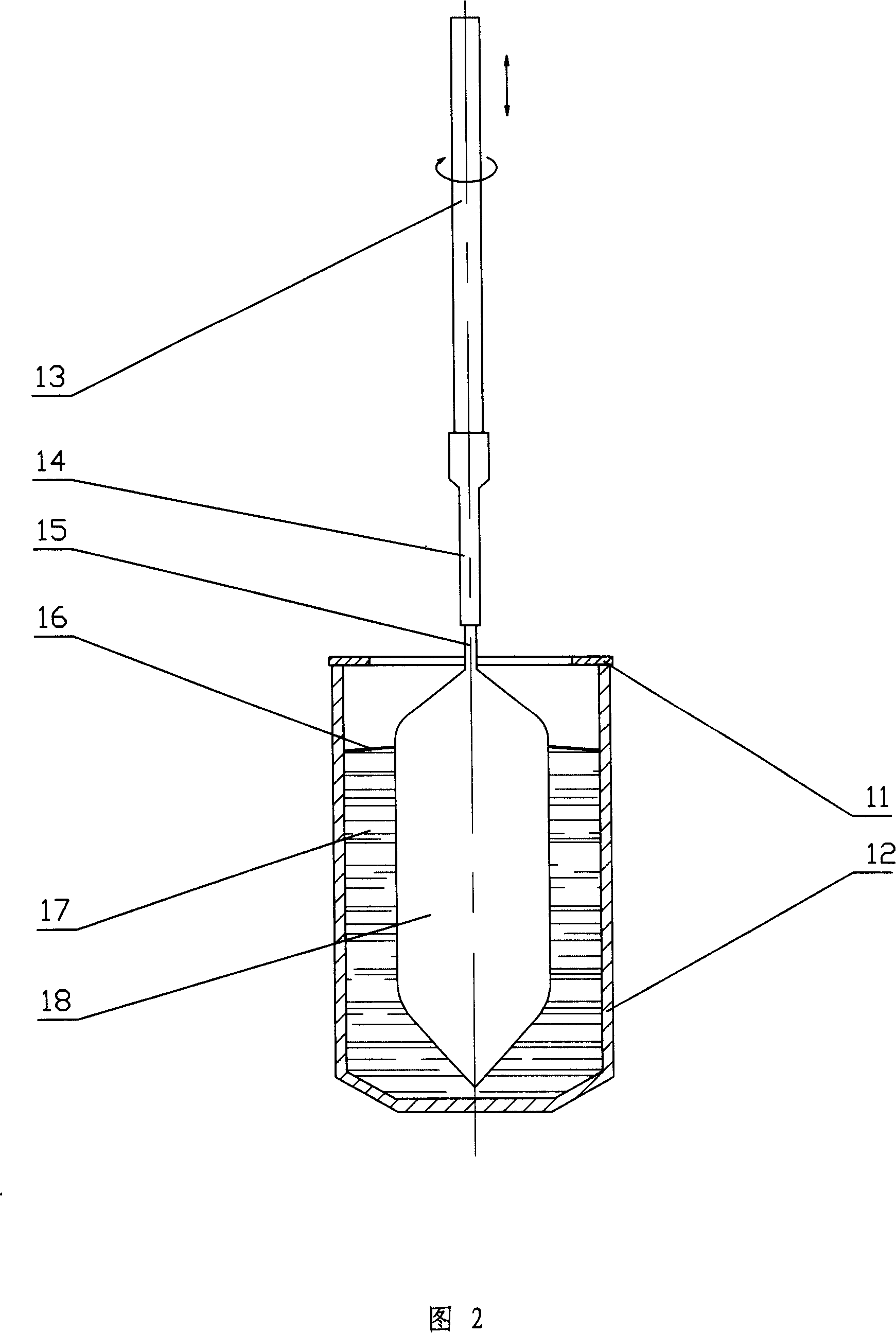 Method for growing lithium aluminate crystal