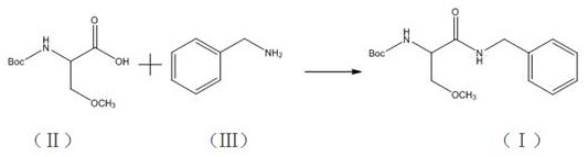 Improved preparation method for lacosamide intermediate