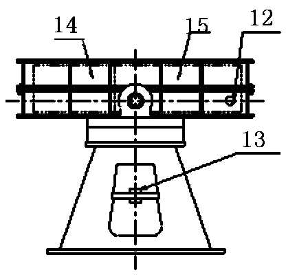 Processing method for rolling casting device