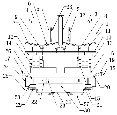 Sewage treatment dosing apparatus