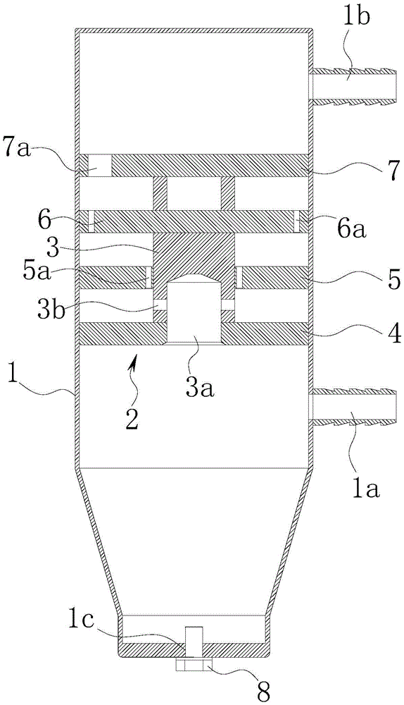 Special energy saving and emission reduction device for gasoline engine