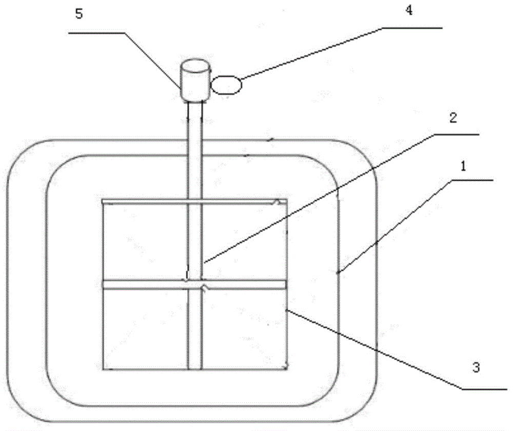 Stirrer for chemical production