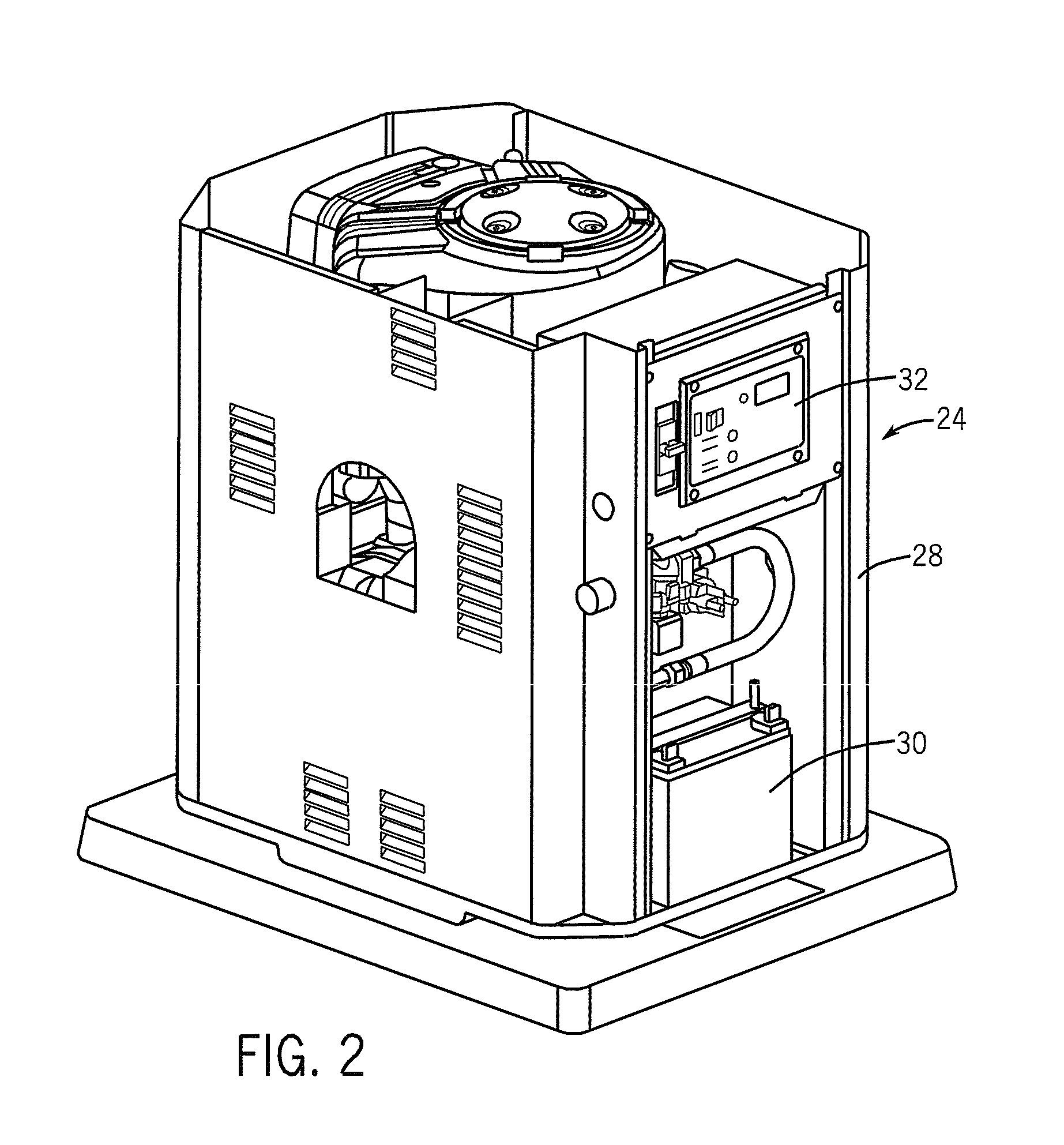 Power line carrier (PLC) communication of standby generator status