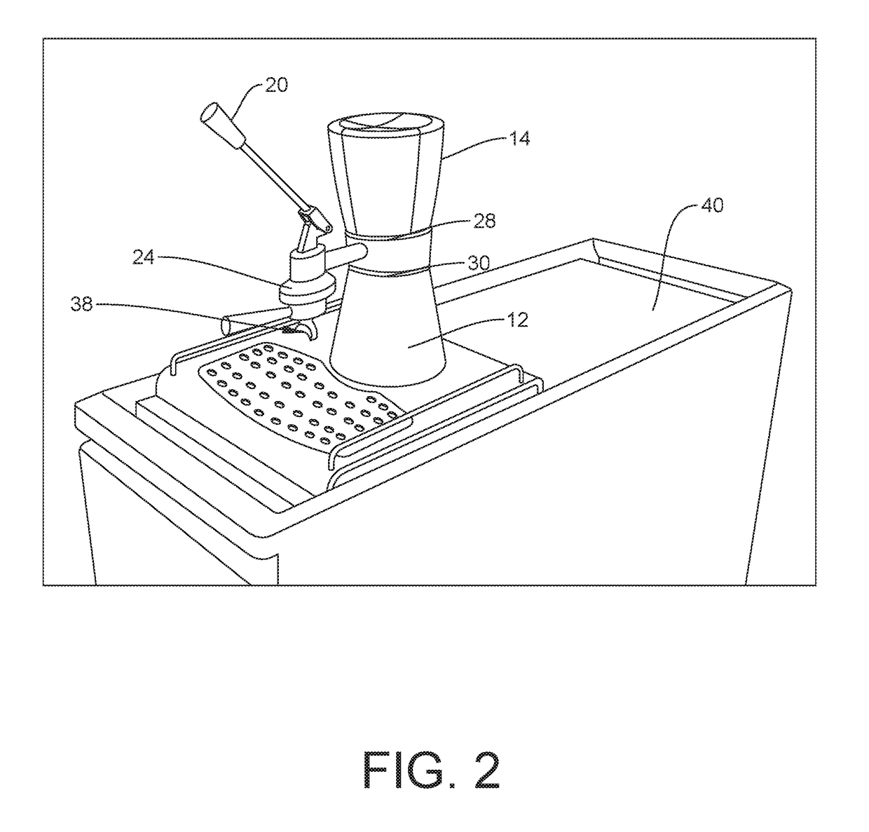 Powerless espresso maker