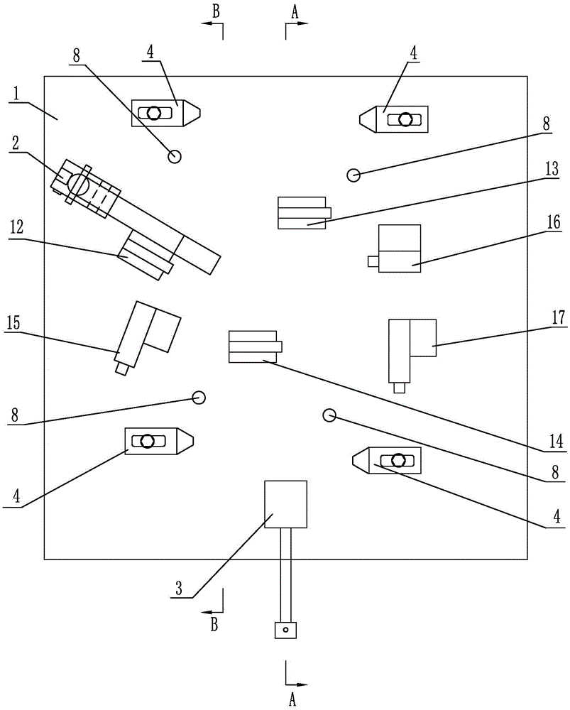 A gas turbine power turbine guide vane datum plane positioning processing method