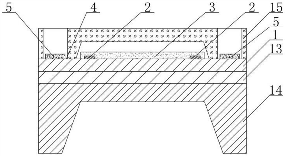 Method for completely removing metal layer between wafer-level soi material and glass electrostatic bonding surface