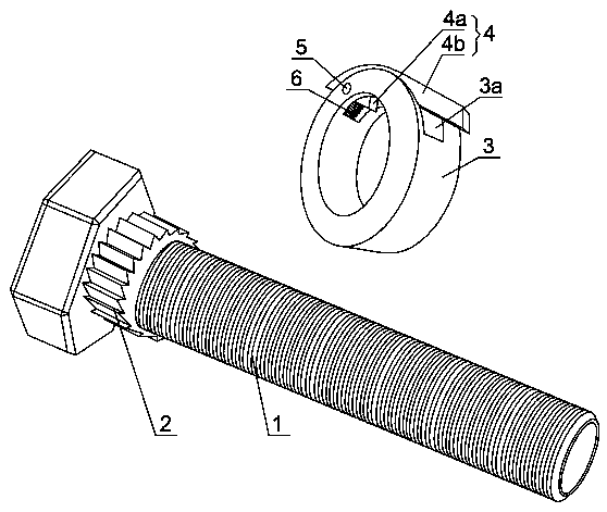 Anti-loose screw fastener