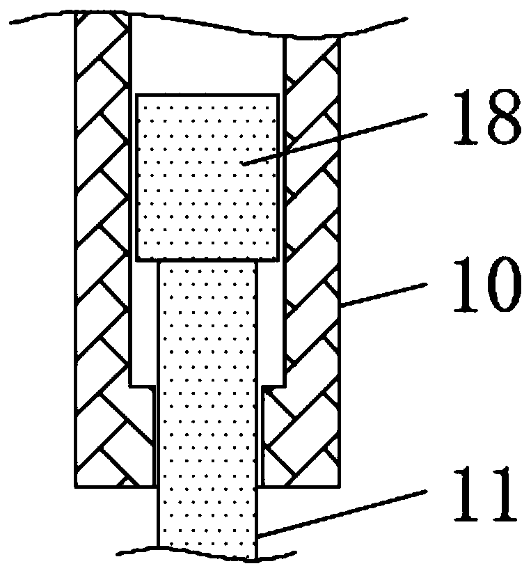 Pushing device for machining hardware mechanical part