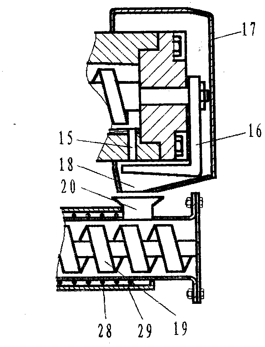 Solid liquid high-efficiency separation device for filter mud of sugar refinery