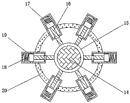 High-precision shaft diameter measuring device and measuring method