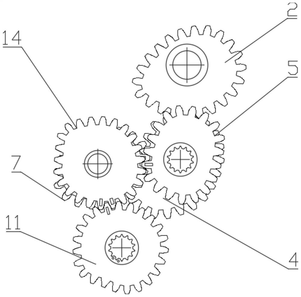 A non-circular gear double eccentric wheel combined rice bowl seedling transplanting mechanism