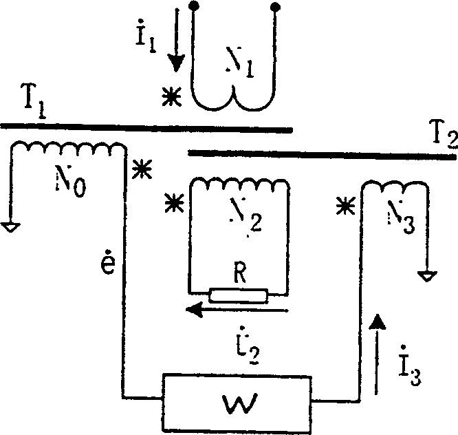 Zero-flux microcurrent sensor