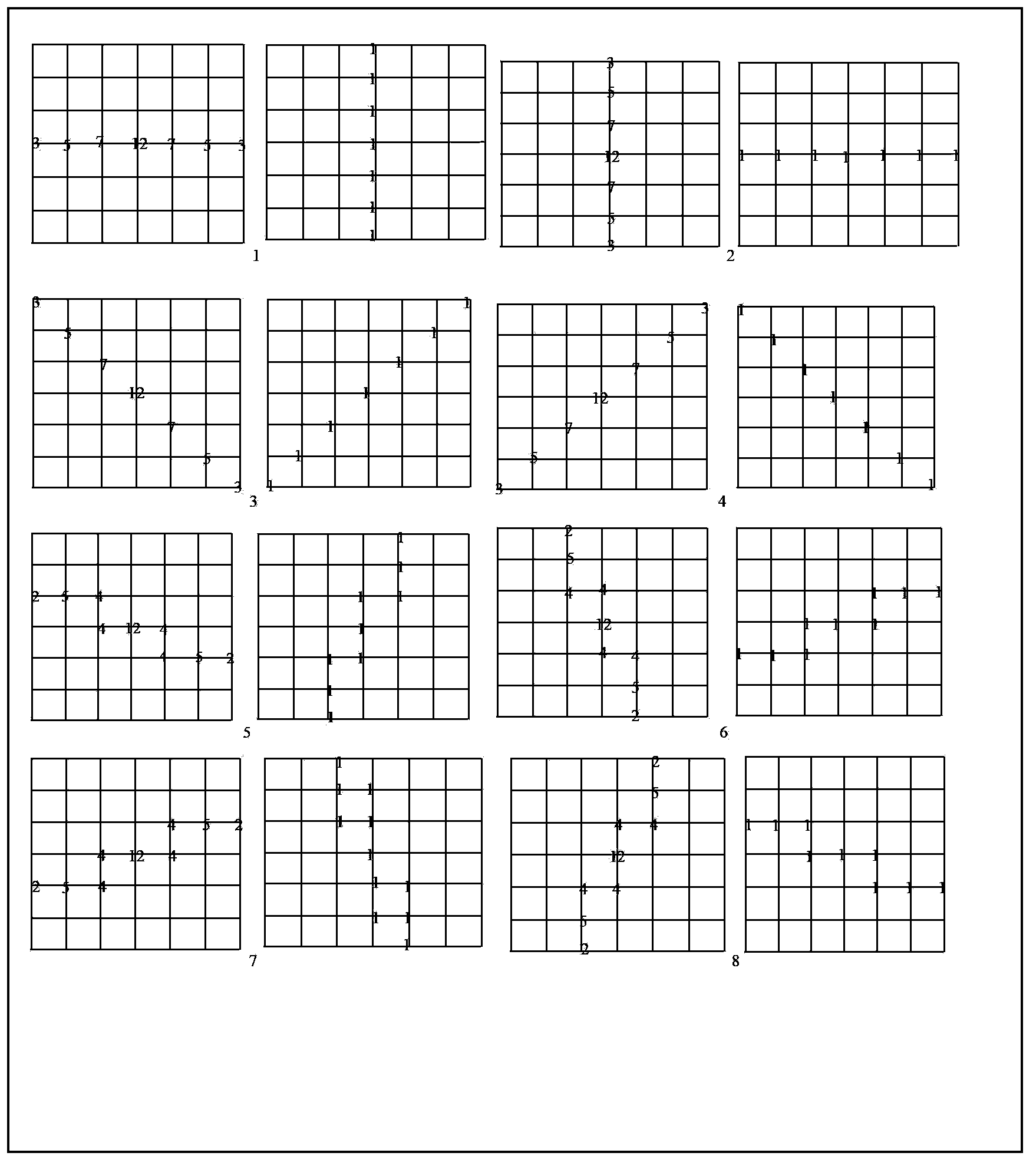 Compensation direction filtering method of two-dimensional grid data