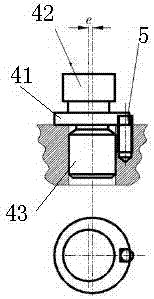 Eccentric pin clamp