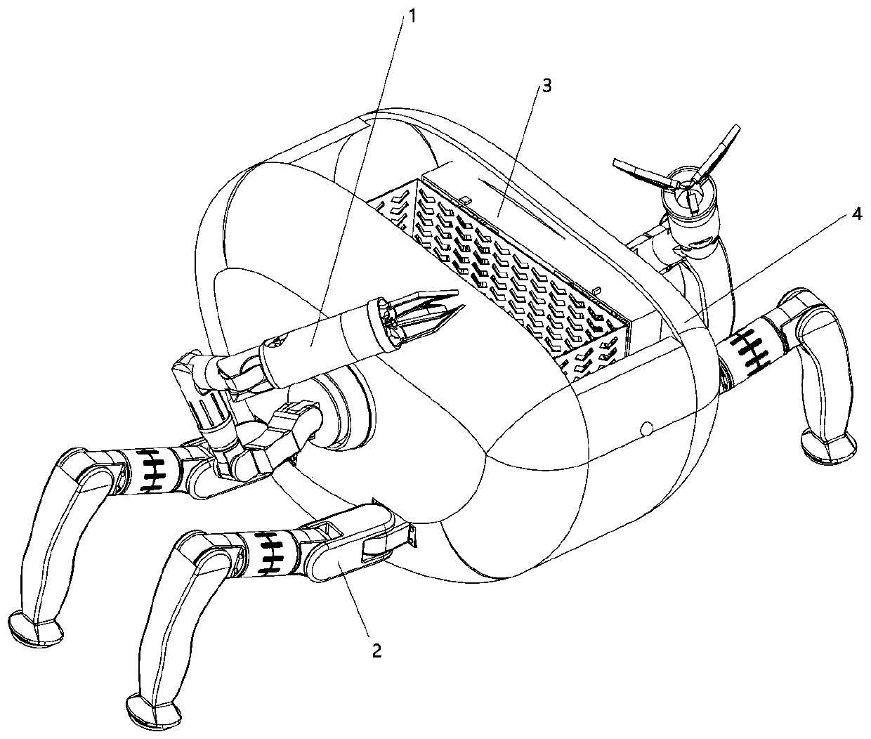 Seabed garbage cleaning robot