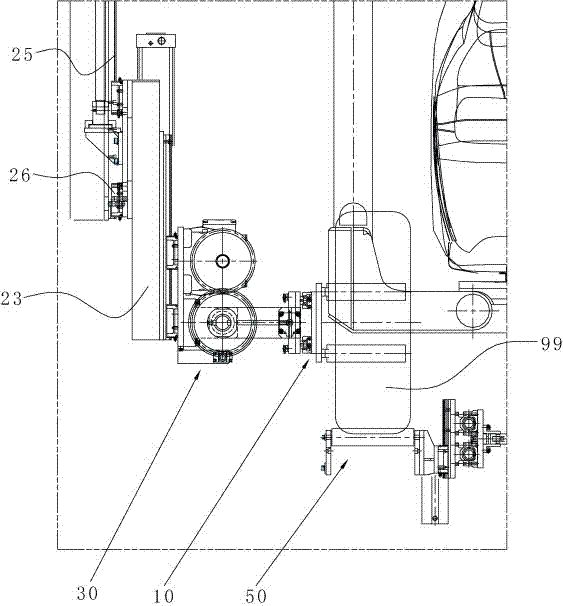 Automatic tire-supplying system