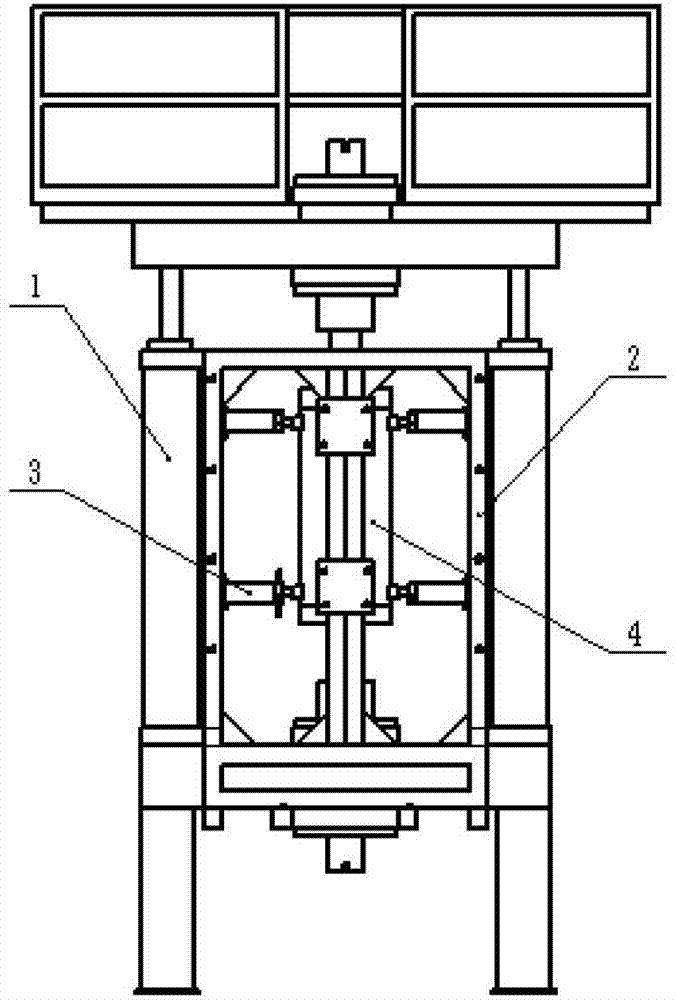 1500t vertical united force testing machine instability preventing device