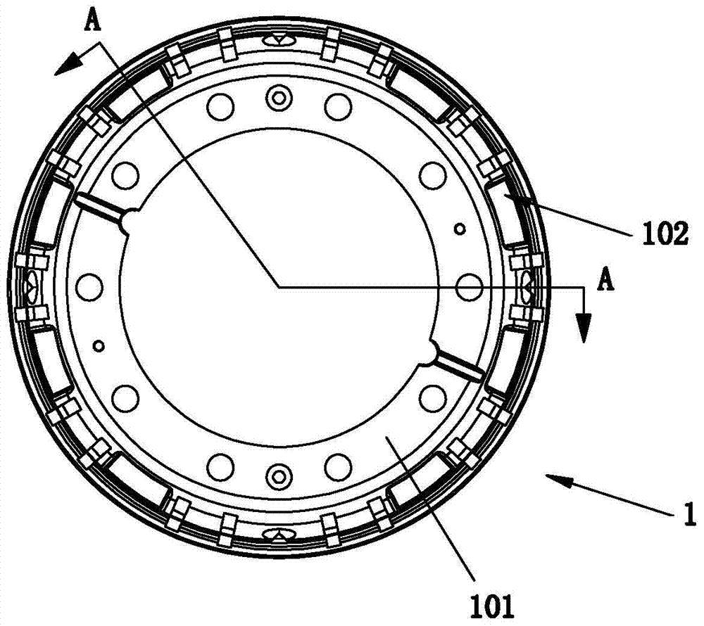 Pre-split brake drum