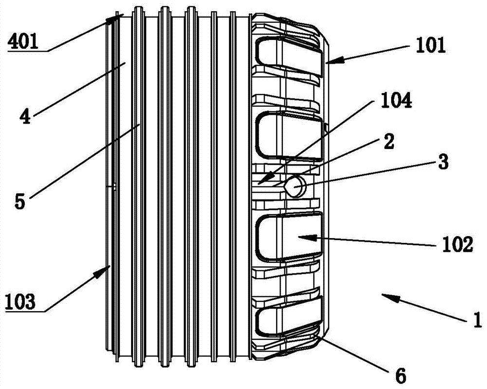 Pre-split brake drum