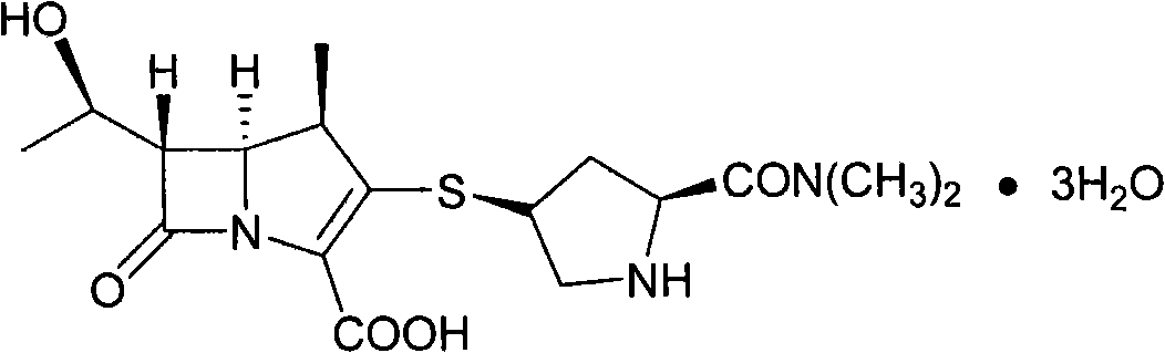 Preparation method of Meropenem trihydrate crystals