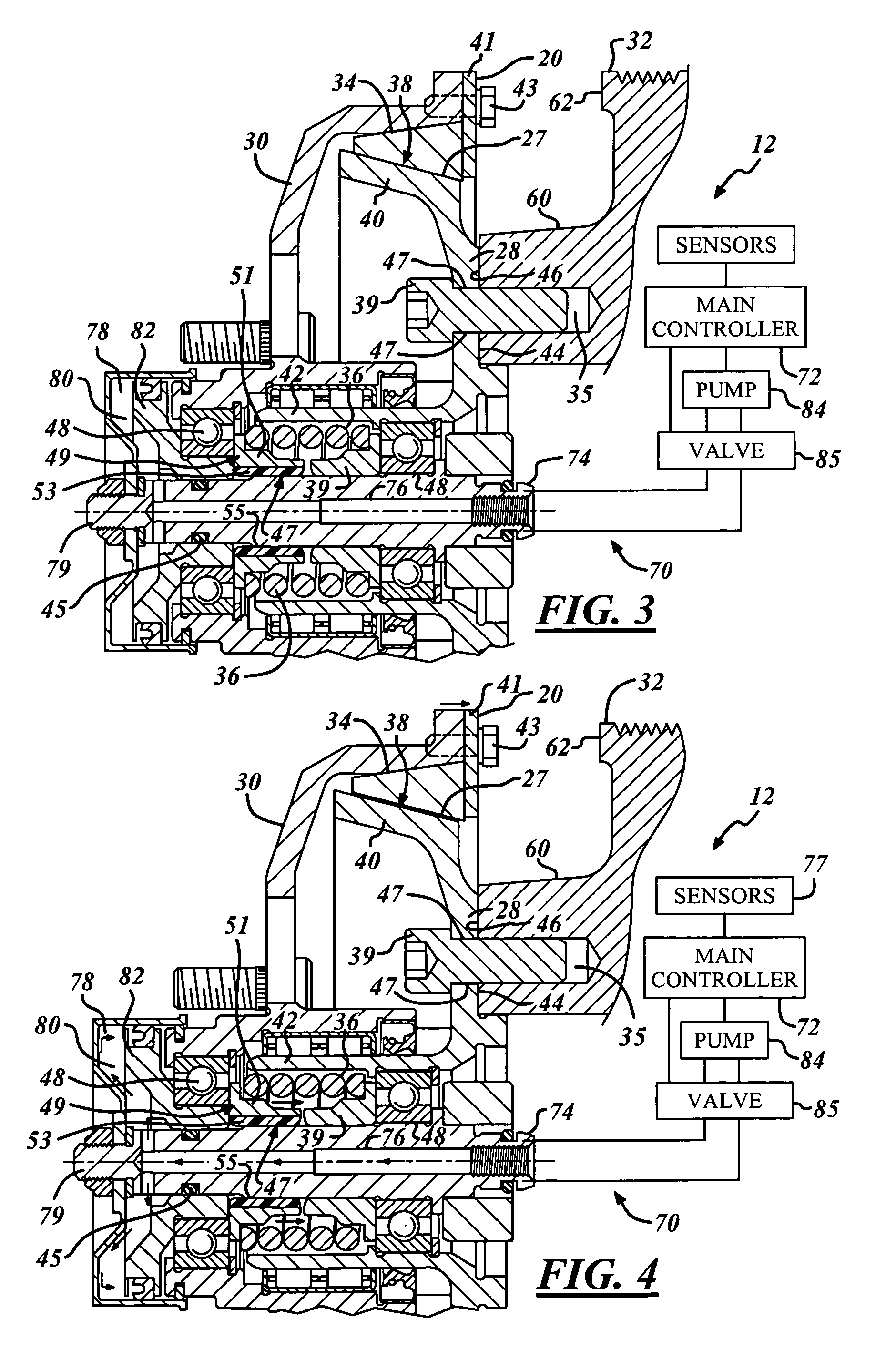 Bi-assembly spring end cap for vehicle on/off fan drive to improve seal life, reduce vibration input loading to ball bearings and reduce component cost