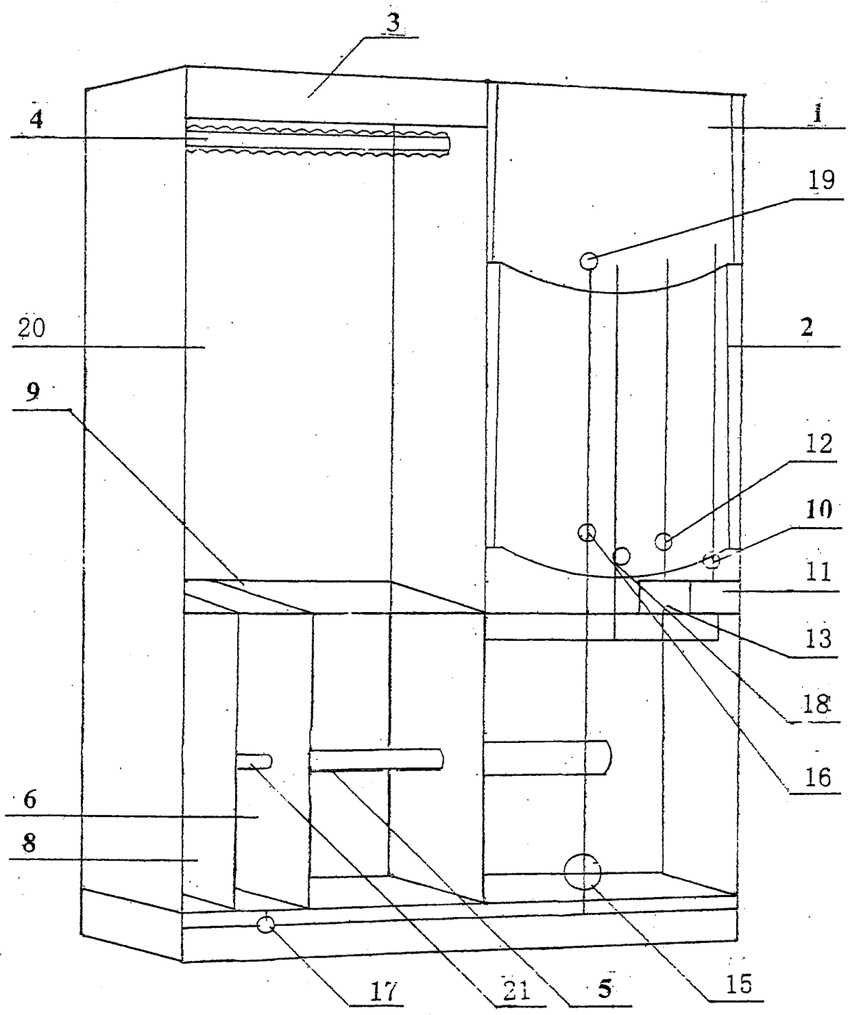 Multifunctional automatic intelligent laundry cabinet