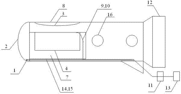 Drain tube for intracranial pressure monitoring